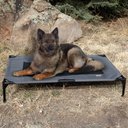 K&H Pet Products Original Steel Frame Pet Cot Elevated Dog Bed, Charcoal/Black, X-Large