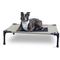 Show in main carousel: K&H Pet Products Original Steel Frame Cot Outdoor Elevated Dog Bed, Taupe/Black, Medium slide 2 of 13