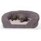 Show in main carousel: K&H Pet Products Orthopedic Bolster Cat & Dog Bed, Gray, Medium slide 1 of 9