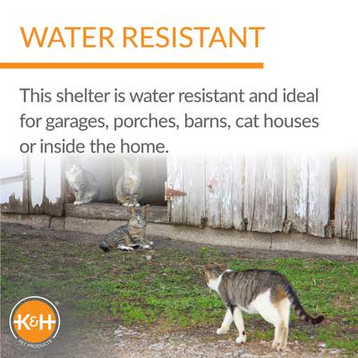 Show full view: K&H Pet Products Outdoor Dining Room Cat Furniture, Olive slide 5 of 10