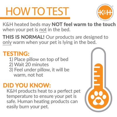 Show full view: K&H Pet Products Outdoor Heated Small Animal Pad, Tan slide 5 of 11