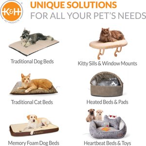 K&H Pet Products Outdoor Heated Small Animal Pad, Tan