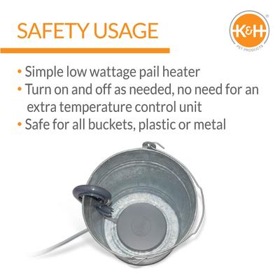 Show full view: K&H Pet Products Perfect Bucket Heater slide 3 of 11