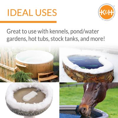 Show full view: K&H Pet Products Rubber Thermo-Hose, 40-ft, Red slide 3 of 10