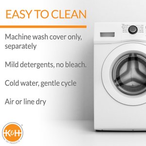 K&H Pet Products Self-Warming Cot Cover for Elevated Dog Bed, Large