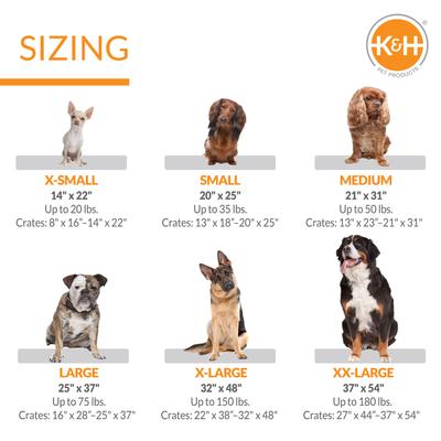Show full view: K&H Pet Products Self-Warming Dog Crate Pad, Mocha, 14 x 22 in slide 5 of 12