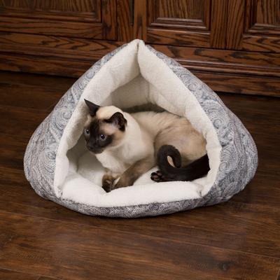 Show full view: K&H Pet Products Self-Warming Hut Dog & Cat Bed, Gray, Small slide 8 of 10