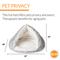 Show in main carousel: K&H Pet Products Self-Warming Hut Dog & Cat Bed, Gray, Small slide 4 of 10