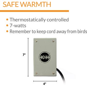 K&H Pet Products Snuggle-Up Bird Warmer, Medium/Large