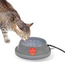 K&H Pet Products Thermal-Bowl Outdoor Heated Cat & Dog Water Bowl, Slate Gray, 32-oz