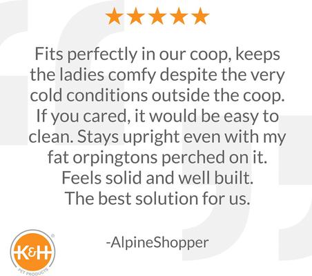 Show full view: K&H Pet Products Thermo Chicken Perch, Black, Small slide 7 of 9