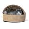Show in main carousel: K&H Pet Products Thermo-Kitty Bed Deluxe Indoor Heated Cat Bed, Tan/Leopard, Large slide 1 of 14