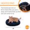 Show in main carousel: K&H Pet Products Thermo-Kitty Fashion Splash Indoor Heated Cat Bed, Medium, Blue slide 3 of 12