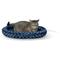 Show in main carousel: K&H Pet Products Thermo-Kitty Fashion Splash Indoor Heated Cat Bed, Large, Blue slide 1 of 11