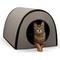 Show in main carousel: K&H Pet Products Thermo Mod Cat Shelter Weatherproof Outdoor Heated Cat House, Gray slide 1 of 11