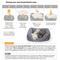 Show in main carousel: K&H Pet Products Thermo-Pet Lounge Sleeper Heated Bolster Dog & Cat Bed, Gray, Medium slide 8 of 10