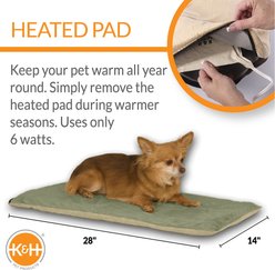 K&H Pet Products Thermo-Pet Mat, Sage slide 2 of 8
