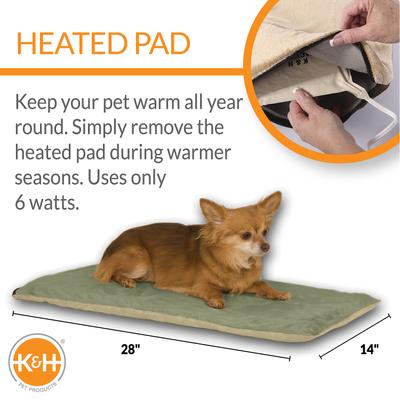 Show full view: K&H Pet Products Thermo-Pet Mat, Sage slide 2 of 11