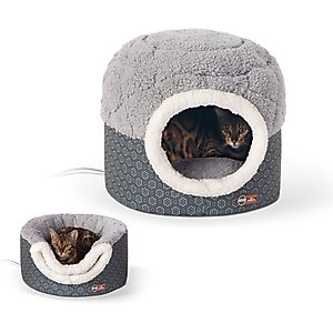 K&H PET PRODUCTS Thermo-Pet Nest Covered Indoor Heated Cat Bed