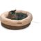 Show in main carousel: K&H Pet Products Thermo-Snuggle Cup Bomber Heated Dog & Cat Bed, Chocolate slide 1 of 12
