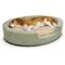 Show in main carousel: K&H Pet Products Thermo-Snuggly Sleeper Heated Dog Bed, Sage/Tan, Medium  slide 1 of 12