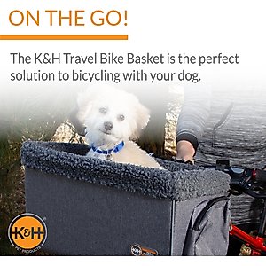K&H Pet Products Travel Dog Bike Basket, Large