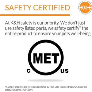 K&H Pet Products Ultimate Bucket Heater with Cord Clip, Red