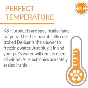 K&H Pet Products Universal Waterer Deicer, Red