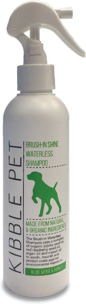 Kibble Pet Brush-In Shine Aloe Vera & Honey Waterless Dog Shampoo