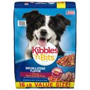 Kibbles 'n Bits Bacon & Steak Flavor Dry Dog Food, 16-lb bag