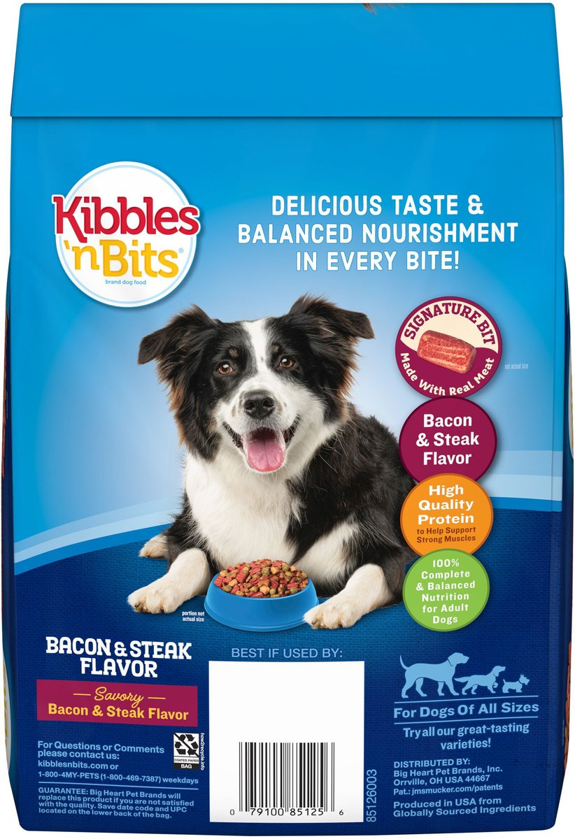 Kibbles 'n Bits Savory Bacon & Steak Flavor Dry Dog Food