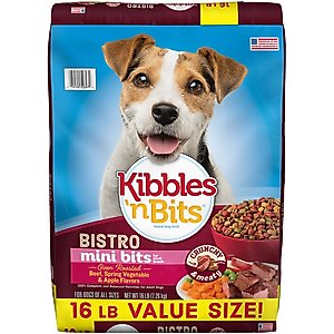Kibbles 'n Bits Mini Bits Bacon & Steak Flavor Small Breed Dry Dog Food