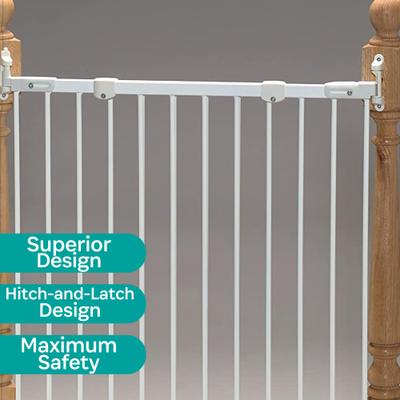 Show full view: KidCo Angle Mount Safeway Steel Gate Extension, 10-in, White slide 4 of 5