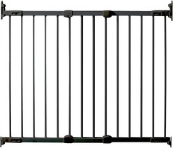 KidCo Angle Mount Safeway Steel Mounted Dog & Cat Gate, 31-in, Black