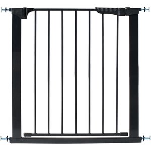 KidCo Auto Close Gateway Steel Pressure Mounted Dog & Cat Gate, 29.5-in, Black