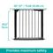 Show in main carousel: KidCo Auto Close Gateway Steel Pressure Mounted Dog & Cat Gate, 29.5-in, Black slide 4 of 9