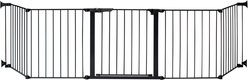 KidCo Auto Close HearthGate Steel Mounted Dog & Cat Gate, 29.5-in, Black