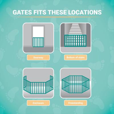 Show full view: KidCo Auto Close HearthGate Steel Mounted Dog & Cat Gate, 29.5-in, Black slide 5 of 9