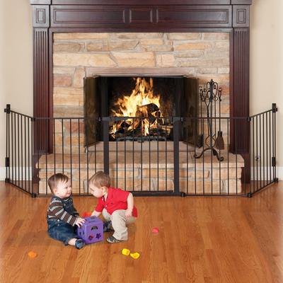 Show full view: KidCo Auto Close HearthGate Steel Mounted Dog & Cat Gate, 29.5-in, Black slide 6 of 9