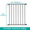 Show in main carousel: KidCo Custom Fit Auto Close Configure Steel Gate Extension, Black, 24-in slide 1 of 6
