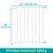Show in main carousel: KidCo Custom Fit Auto Close Configure Steel Gate Extension, White, 24-in slide 1 of 7