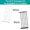 Show in main carousel: KidCo Gateway Steel Gate Extension, 12.5-in, White slide 5 of 5