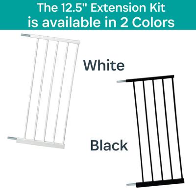 Show full view: KidCo Gateway Steel Gate Extension, 12.5-in, White slide 5 of 5