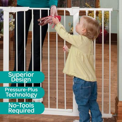 Show full view: KidCo Gateway Steel Gate Extension, 12.5-in, White slide 4 of 5