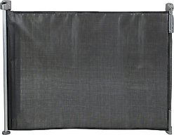 KidCo Retractable Safeway Mesh Mounted Dog & Cat Gate, 33.5-in, Black