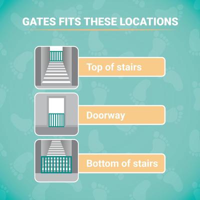 Show full view: KidCo Safeway Steel Mounted Dog & Cat Gate, 30.5-in, Black slide 4 of 9