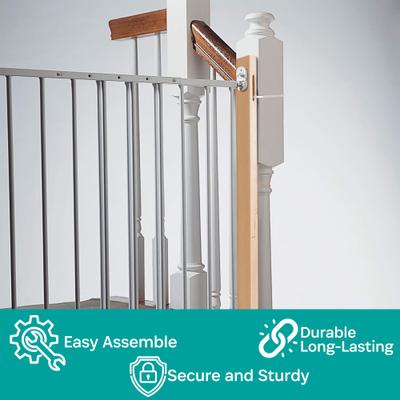 Show full view: KidCo Universal Gate Installation Kit, White slide 3 of 6