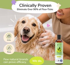 kin+kind Flea+Tick Lemongrass Treatment Shampoo for Dogs & Cats, 12-fl oz bottle slide 2 of 8