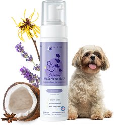kin+kind Natural Lavender Calming Waterless Bath Dog & Cat Shampoo, 8-fl oz bottle