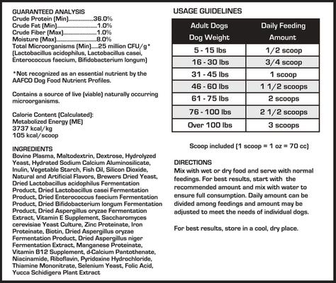 Show full view: Kinetic Performance Bios 36K Dog Supplement, 1.5-lb jar slide 5 of 6
